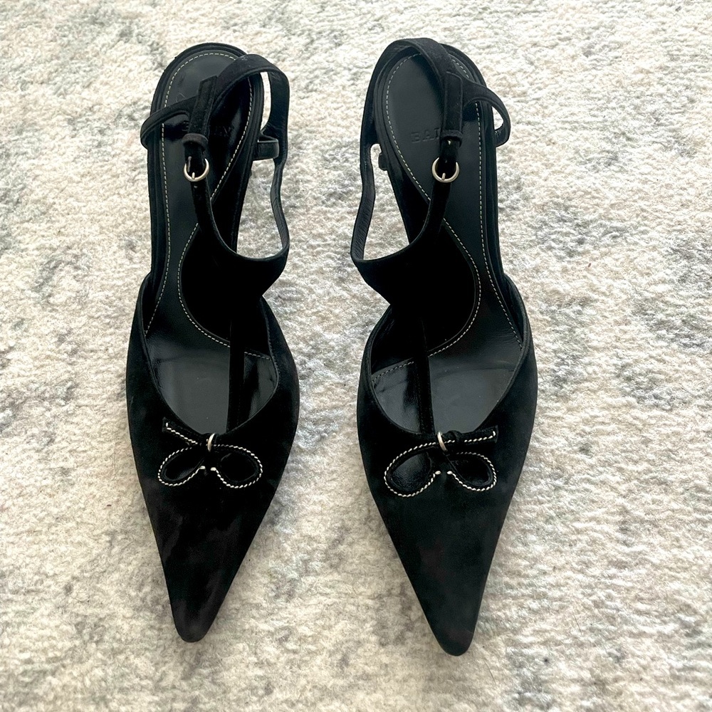 Bally Black Suede Women’s Pumps 👠